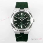 8F Factory Vacheron Constantin new Green Overseas Replica Watch Rubber Strap 41 mm